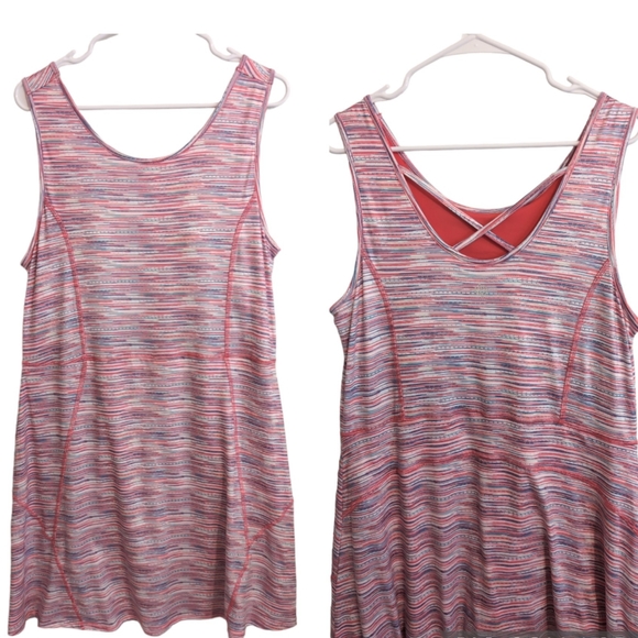 ZELOS Dresses & Skirts - Zelos active wear xl dress skorts sleeveless exercise midi